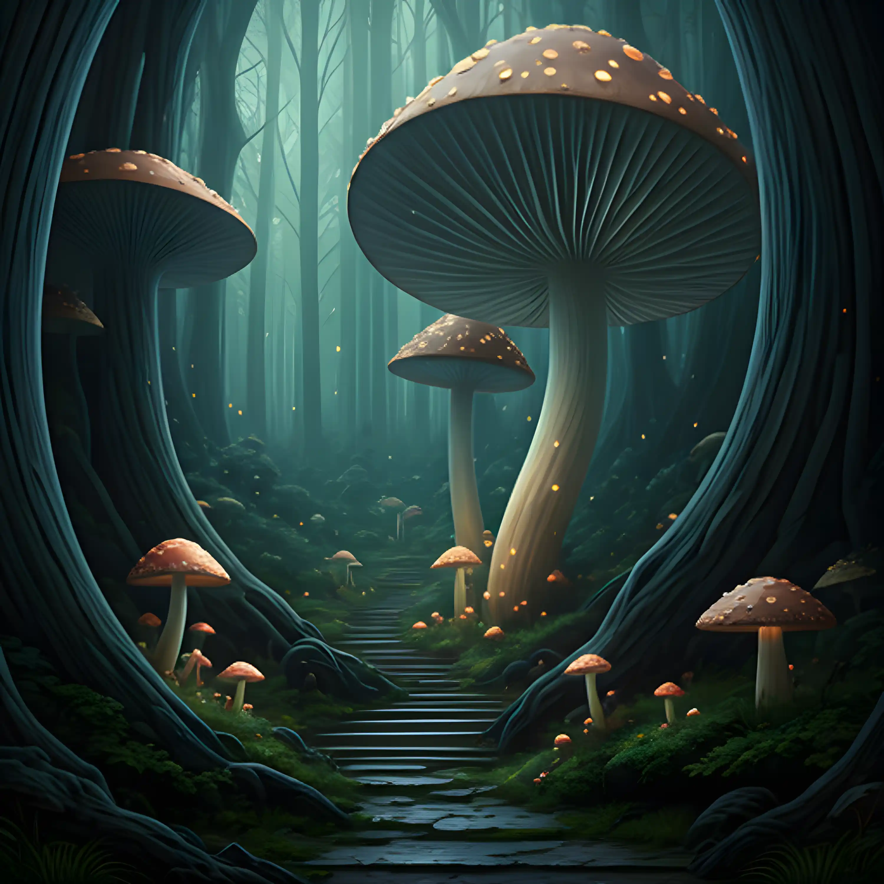 Character and background artwork