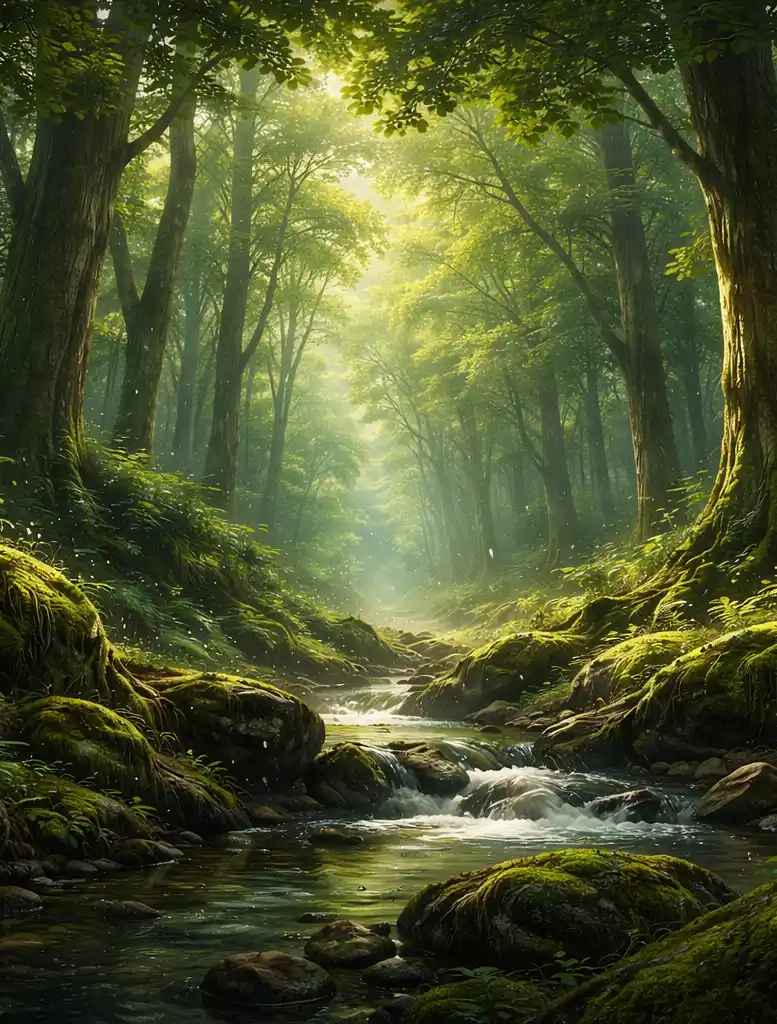 Character and background artwork