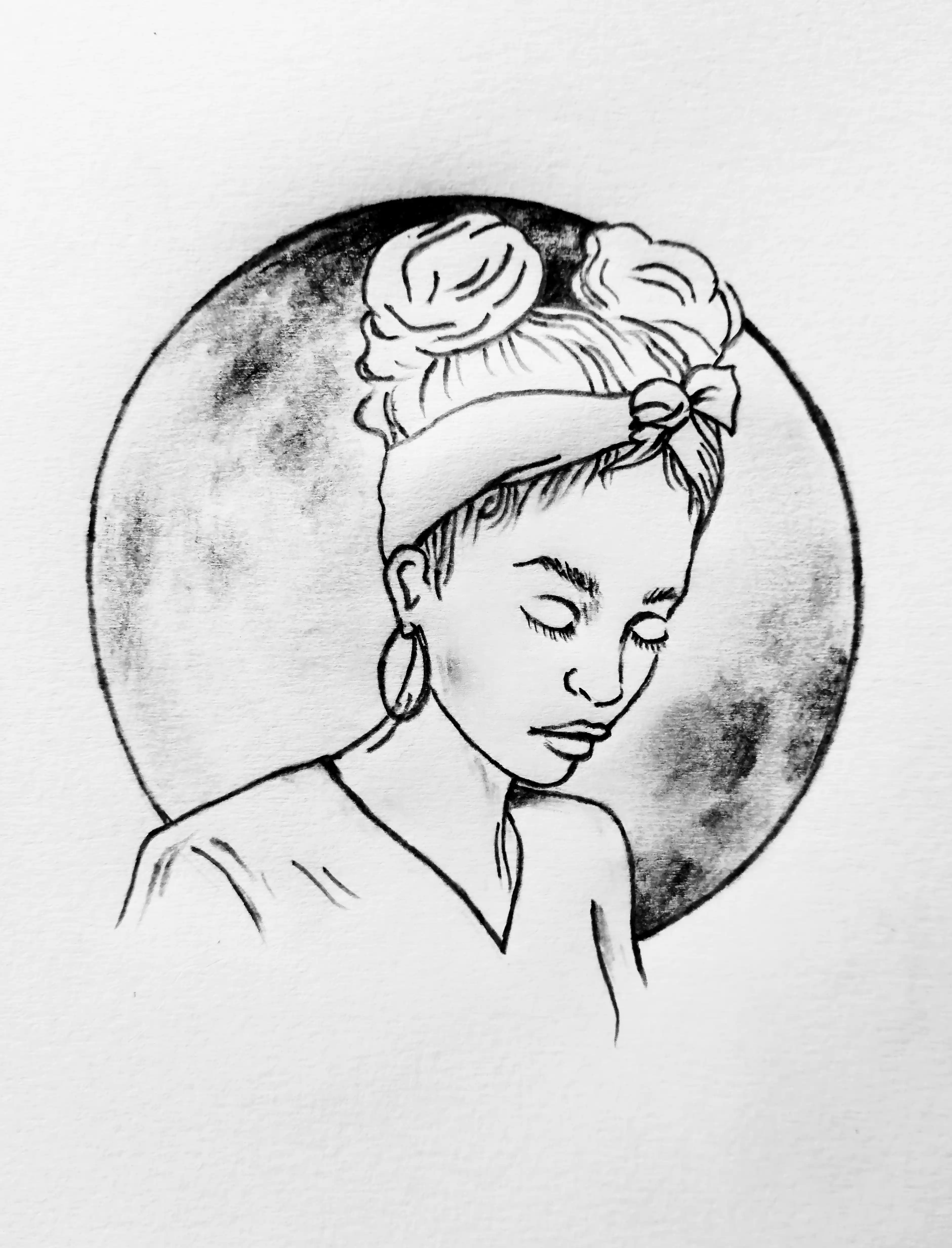 Mythic phoenix concept in pencil flames